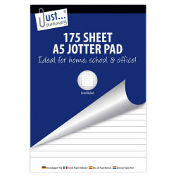 175 SHEET A5 JOTTER PAD **EACH**  4692  