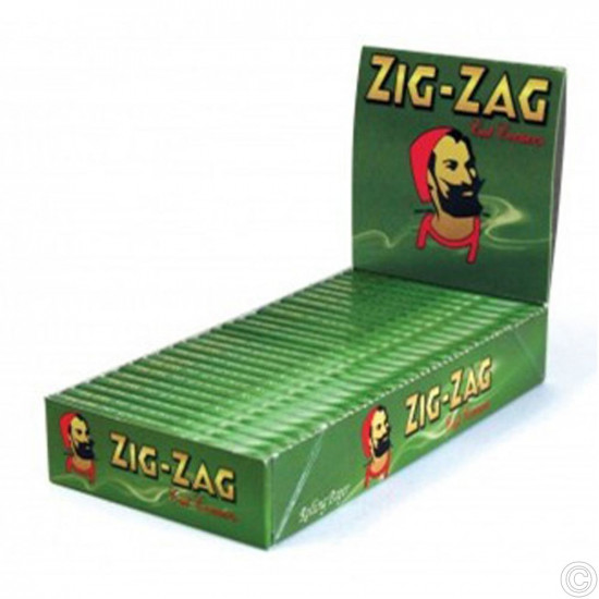 ZIG-ZAG GREEN PAPER 25s                 