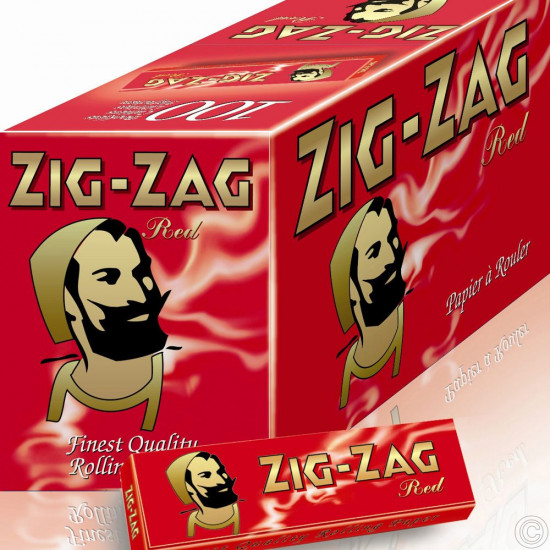 ZIG-ZAG RED KINGSIZE PAPER 50s          