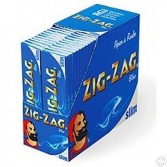 ZIG-ZAG BLUE SLIM SIZE PAPER 50s        