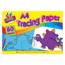 60 SHEETS A4 TRACING PAPER PAD          