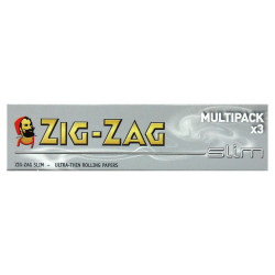 ZIG-ZAG SILVER SLIM MULTIPACK x 3       