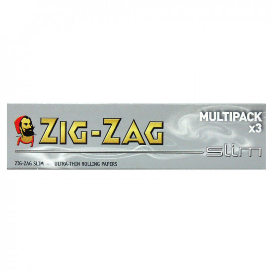 ZIG-ZAG SILVER SLIM MULTIPACK x 3
