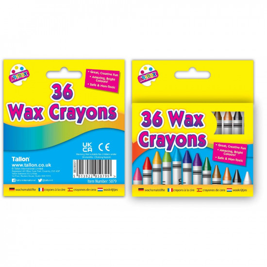 36 WAX CRAYONS     5079