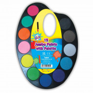 12 JUMBO PAINTS WITH PALETTE  5105