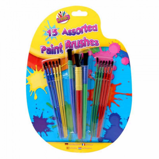 15 ASSORTED PAINT BRUSHES   5124