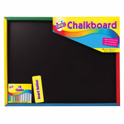 LARGE CHALK BOARD +CHALK+RUBBER 5248    