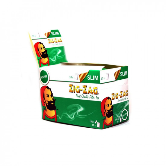 ZIG-ZAG MENTHOL SLIM FILTERS.10 S