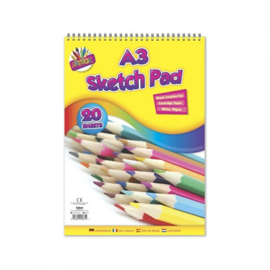 A3 ARTISTS SKETCH PAD 20SHEETS*6PK*