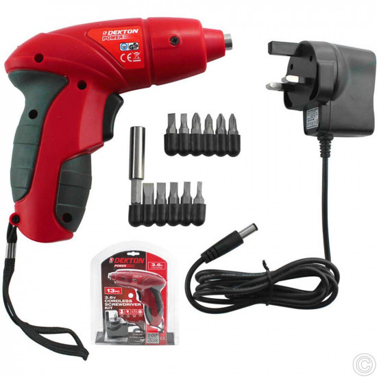 3.6V CORDLESS SCREWDRIVER  600011       