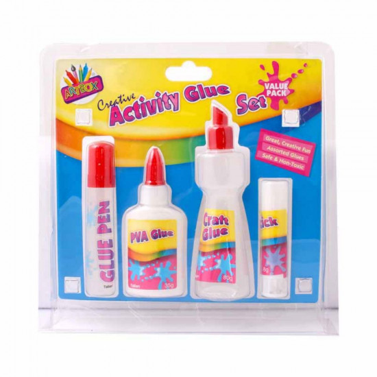 CREATIVE ACTIVITY 4PCS GLUE SET  6004   