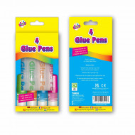 4x50ML WATER BASED GLUE PENS  6015