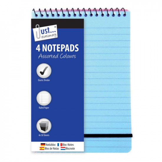 4 NEON NOTE PADS 100X150MM   6096       