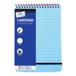 3 NEON NOTE PADS 150 SHEETS             