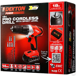 DEKTON 18V PRO CORDLESS DRILL 610010    