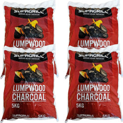 SUPAGRILL LUMPWOOD CHARCOAL 5KG