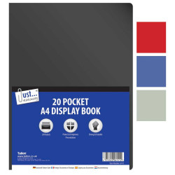 A4 DISPLAY BOOK 20 POCKET  6141         