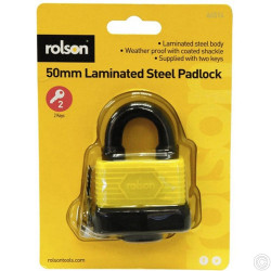 ROLSON 50MM LAMINATED PADLOCK 66514