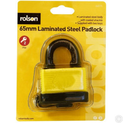 ROLSON 65MM LAMINATED PADLOCK 66515