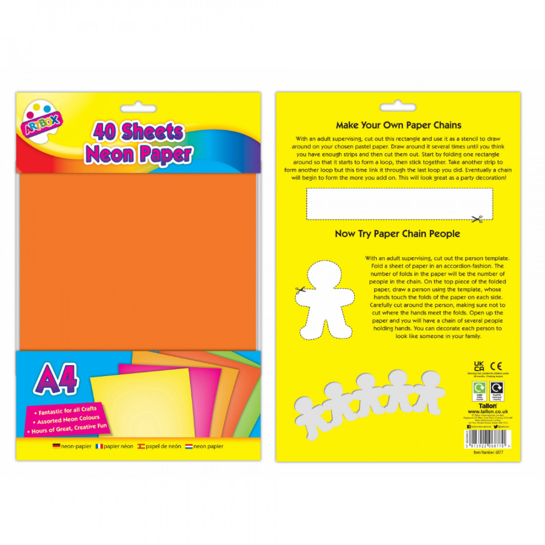 Neon paper plates picture