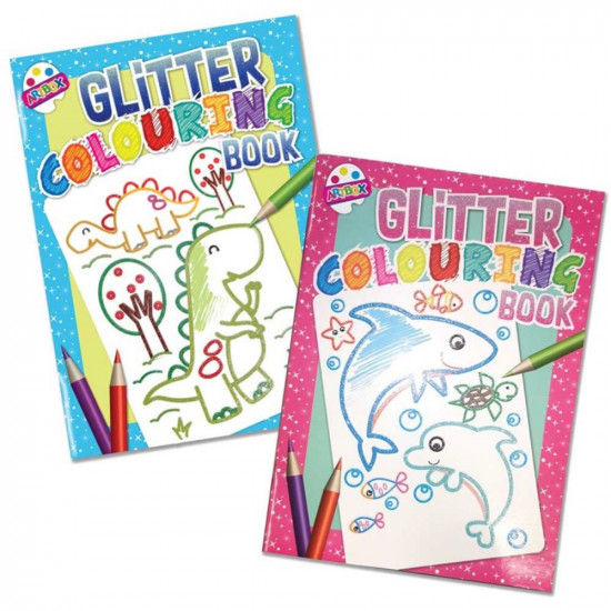 GLITTER COLOURING BOOK **NO VAT***      