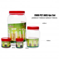 TRISTAR PET JAR 4000+1000+200+100ML