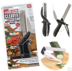 CLEAVER 2IN1 KNIFE & CUTTING BOARD