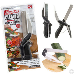 CLEAVER 2IN1 KNIFE & CUTTING BOARD
