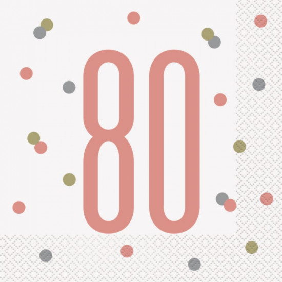 DOTTED PRINT NAPKIN 16PK