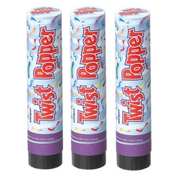 PARTY TWIST POPPERS 3PACK   90277       