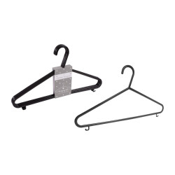 CLOTHES HANGERS BLACK 4PK   AM5919      