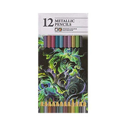 METALLIC PENCILS 12PK                   