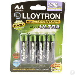 LLOYTRON AA BATT. 4s 2700MAH B1025