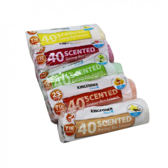 KINGFISHER 40 PEDAL BIN LINERS 25L