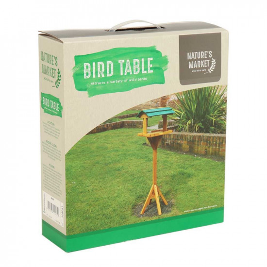 WOODEN BIRD TABLE      BF009