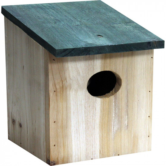 KINGFISHER WOODEN BIRD NESTING BOX      
