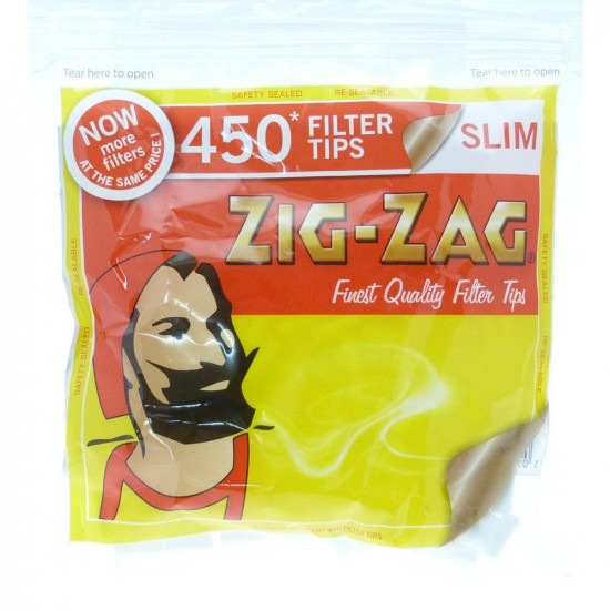 ZIG-ZAG SLIM FILTER TIPS 450PCS