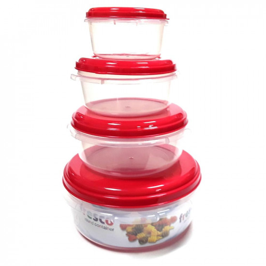 FRESCO ROUND CONTAINER 4PCS SET