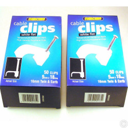MERCURY CABLE CLIPS 9MMX18MM 50 PCS