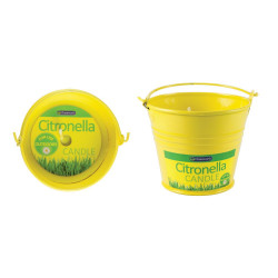 CITRONELLA METAL BUCKET CANDLE CH0218   