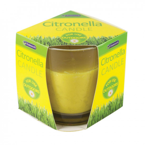 CITRONELLA GLASS CANDLE  CH0219