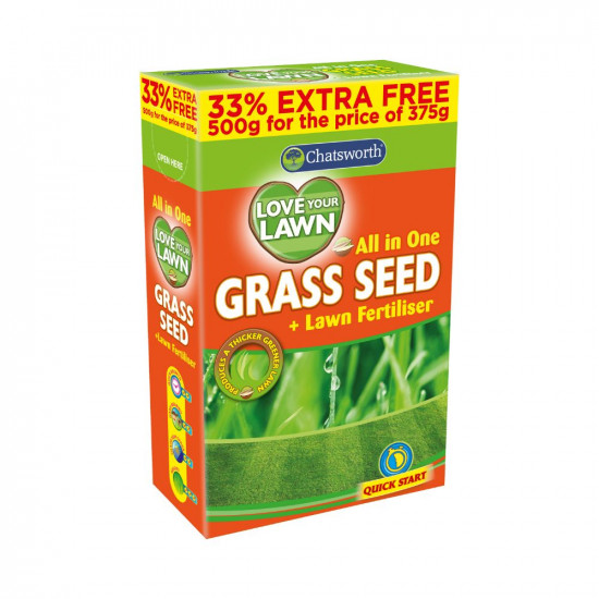 ALL IN ONE GRASS SEED 500G    CH0246