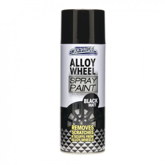 ALLOY WHEEL SPRAY BLACK GLOSS 400ML