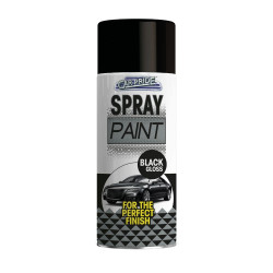 SPRAY PAINT BLACK GLOSS 400ML  CP080    
