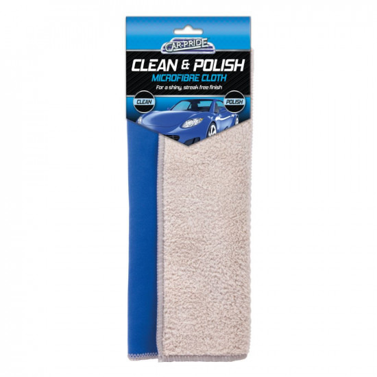CARPRIDE CLEAN& POLISH MICROFIBRE CLOTH