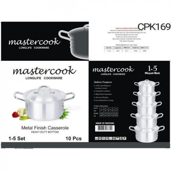 MASTERCOOK ROYAL SET 12PCS 5-10