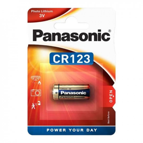 PANASONIC LITHIUM POWER CR123 BATT.