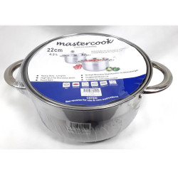 STAINLESS STEEL CASSEROLE 22CM CST030