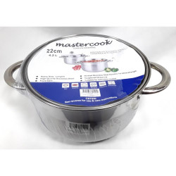 STAINLESS STEEL CASSEROLE 22CM CST030