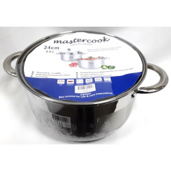 STAINLESS STEEL CASSEROLE 24CM CST031   